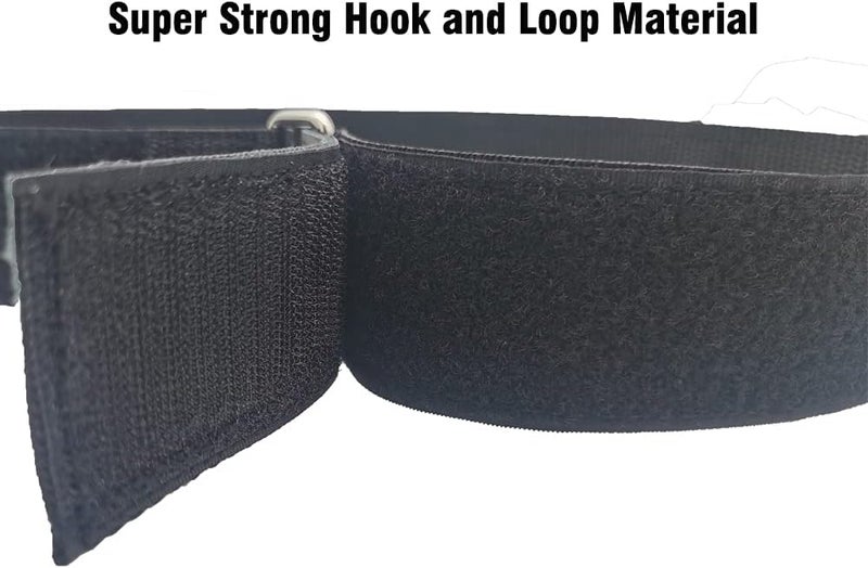 Skipwall Reusable Ladder Straps,Ladder Rack Tie Down Straps,Quality Hook and Loop Securing Straps,Multipurpose Storage Straps (33'' x 2'') (Black 4 Pack) - Image 4